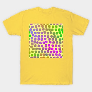 Candy Leopard Multicolored on Yellow T-Shirt